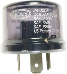 K&S TECHNOLOGIES Flasher Relay - IC Type 24-0005