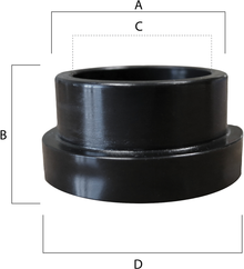 EPI Shock Bushing - 1.005" OD x 0.57" H x 0.828" ID x 1.2" Flange OD. - 2-Pack EPISB400