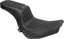 DRAG SPECIALTIES SEATS Predator 2-Up Seat - Vinyl - Double Diamond - Black Stitching - FLSB/FXLRS '18-'24 4688B