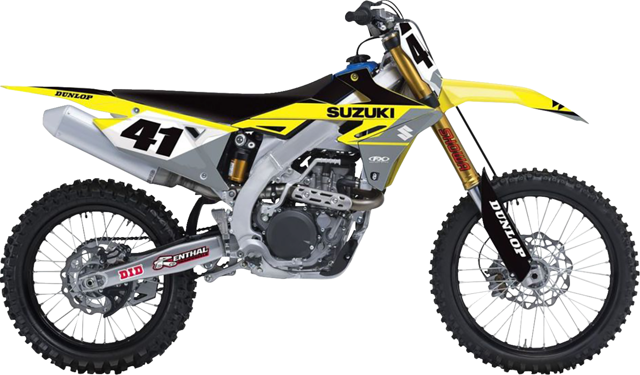 FACTORY EFFEX EVO 21 Graphic Kit - Suzuki - RM-Z 250/450 28-02432