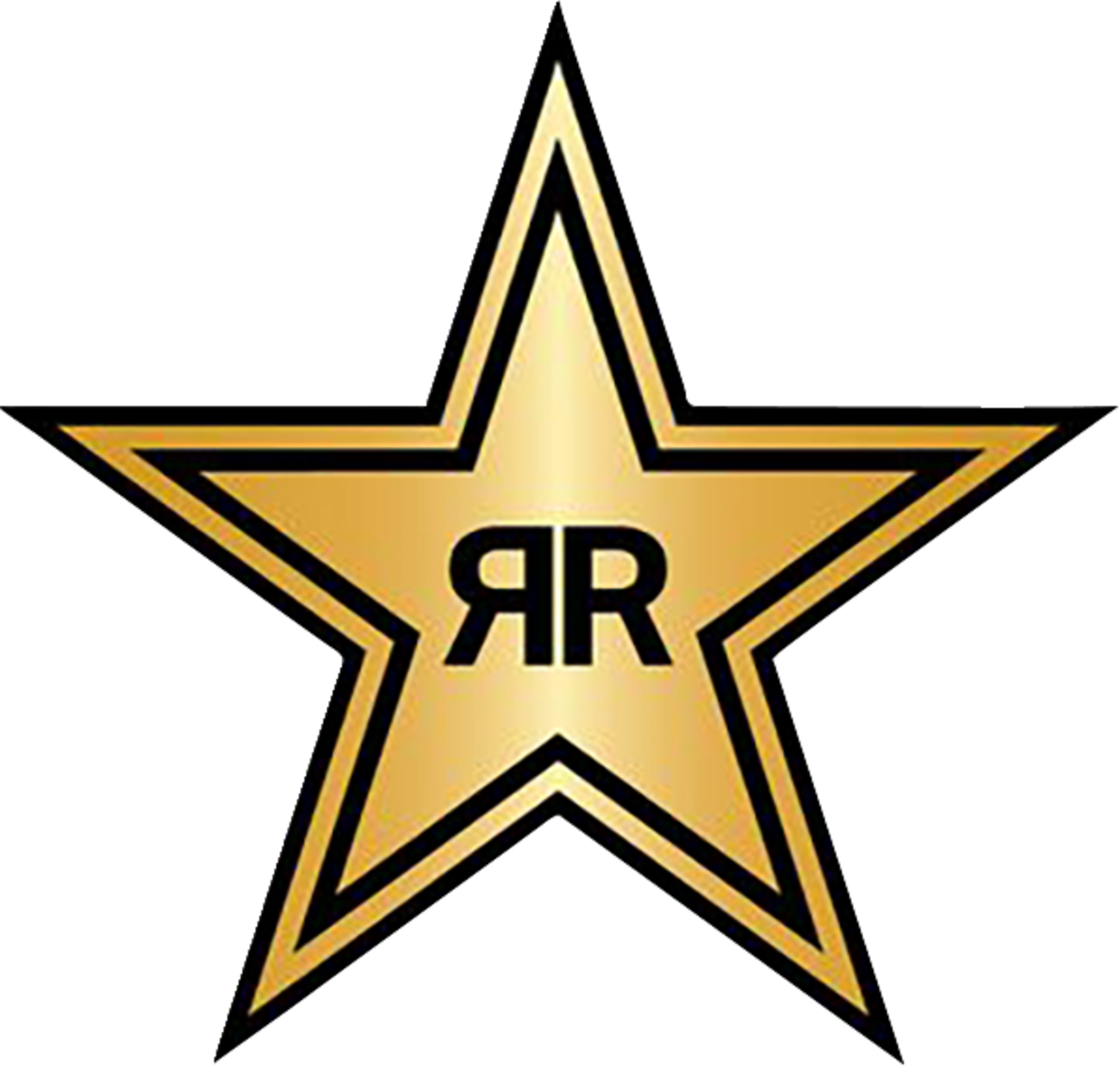 FACTORY EFFEX Logo Decals - Rockstar Star - 5 pack 28-90000
