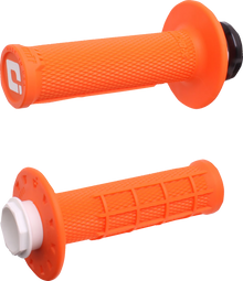 ODI Micro-X Half-Waffle v2 Lock-On Grips - Orange/Black H36MXO