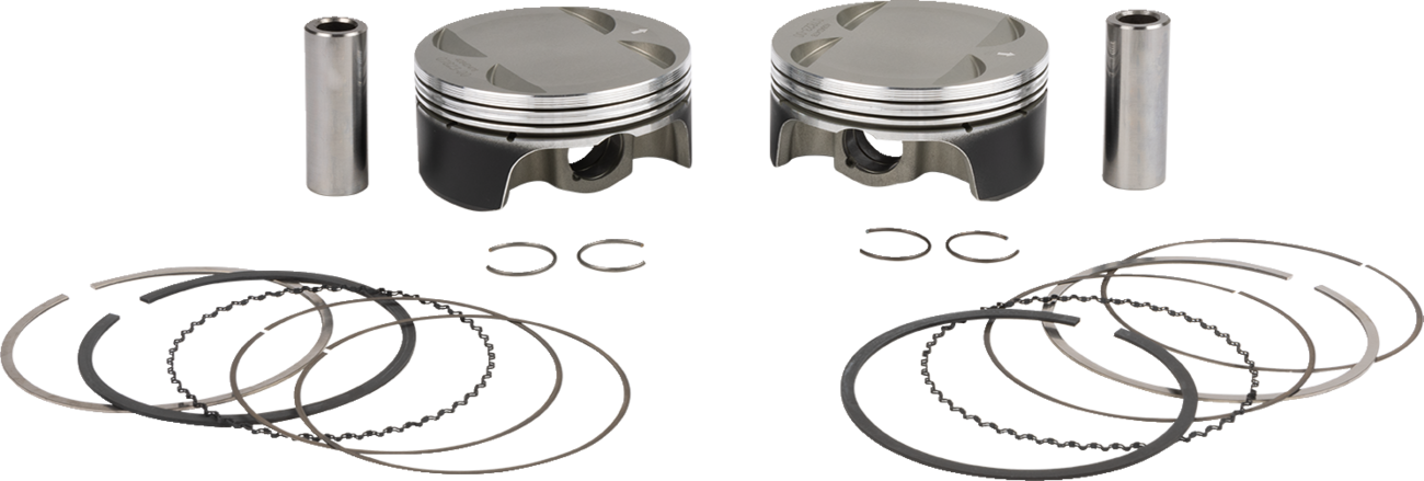 WOSSNER Piston Kit - 4.375" Stroke - 117 CID - M8 K4084D478-2