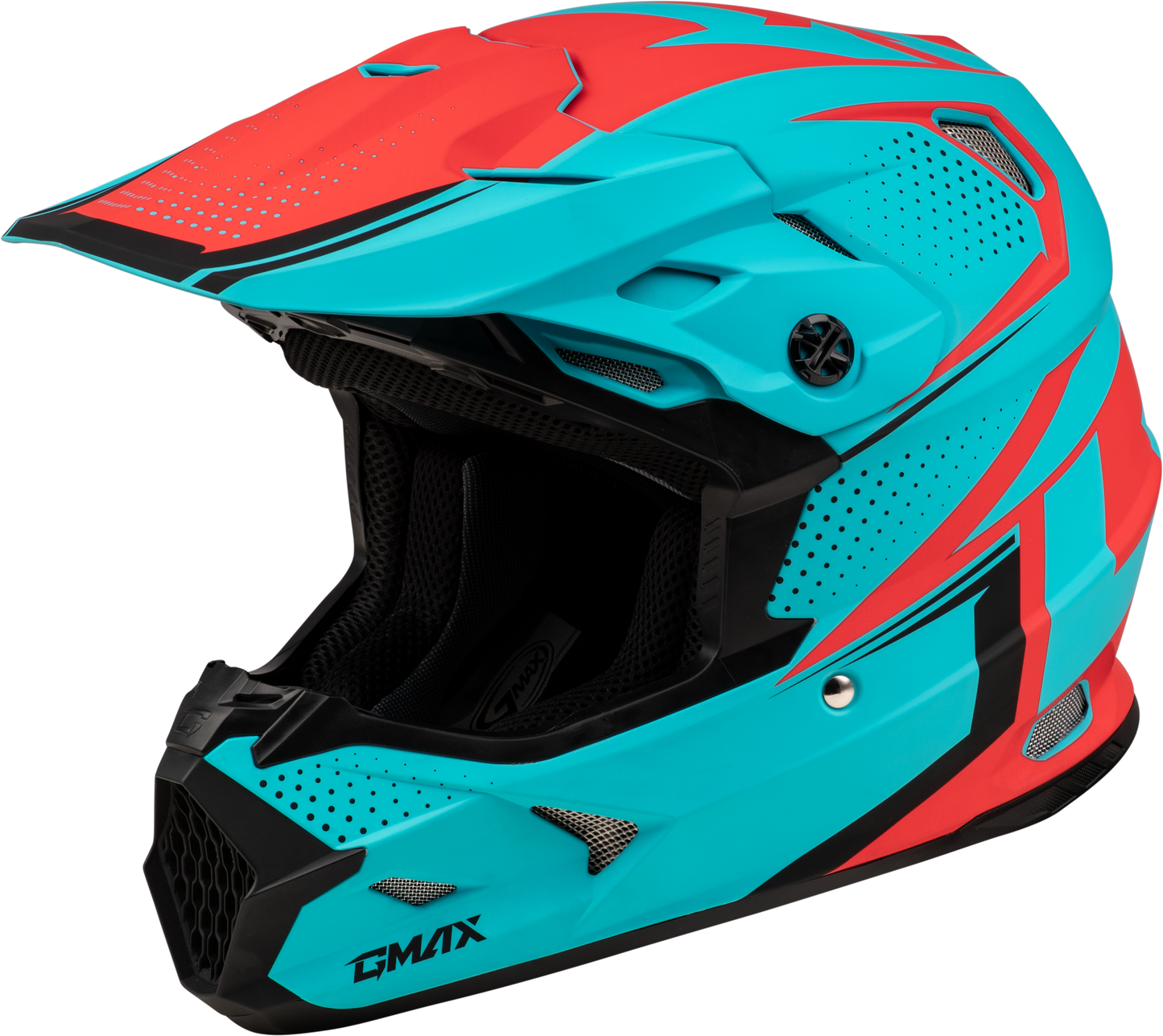 Mx 96 502 Helmet Matte Blue/Red  Sm