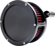 FEULING PARTS BA Air Cleaner Kit - Black with Red Filter - '93-'99 Evolution Big Twin 5463