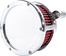 FEULING PARTS BA Air Cleaner Kit - Chrome with Red Filter - '93-'99 Evolution Big Twin 5467