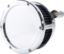 FEULING PARTS BA Air Cleaner Kit - Chrome with Black Filter - '93-'99 Evolution Big Twin 5567