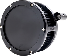 FEULING PARTS BA Air Cleaner Kit - Black with Black Filter - '93-'99 Evolution Big Twin 5563