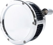 FEULING PARTS BA Air Cleaner Kit - Chrome with Black Filter - '08-'17 Dyna/Softail/Touring 5557
