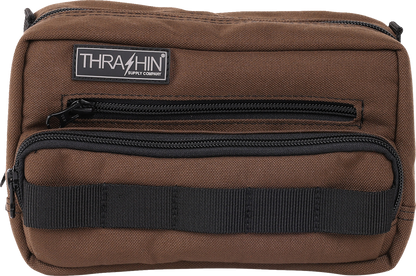 THRASHIN SUPPLY CO. Handlebar Bag Plus - Brown THB-0009