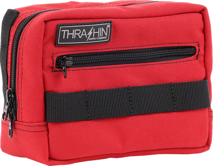 THRASHIN SUPPLY CO. Handlebar Bag - Red THB-0015