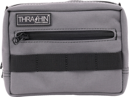 THRASHIN SUPPLY CO. Handlebar Bag - Gray THB-0016