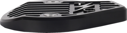 THRASHIN SUPPLY CO. Cam Cover - Gen 2 - Finned - Twice Cut - Black - M8 TSC-3029-4