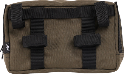 THRASHIN SUPPLY CO. Handlebar Bag Plus - Green THB-0010