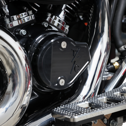 THRASHIN SUPPLY CO. Cam Cover - Gen 2 - Smooth - Black - M8 TSC-3028-1