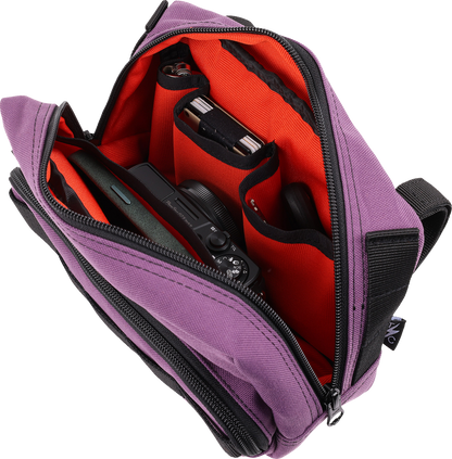 THRASHIN SUPPLY CO. Handlebar Bag Plus - Purple THB-0027