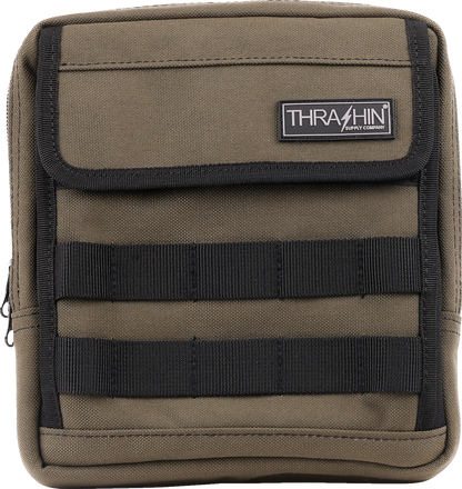 THRASHIN SUPPLY CO. Handlebar Bag Slim - Green THB-0031