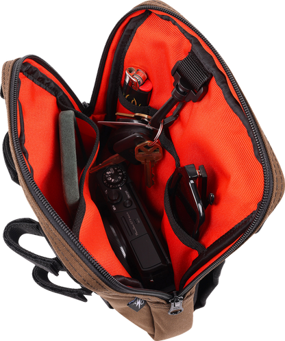 THRASHIN SUPPLY CO. Handlebar Bag Slim - Brown THB-0032