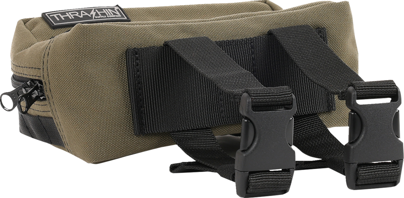 THRASHIN SUPPLY CO. Handlebar Bag - Green THB-0007