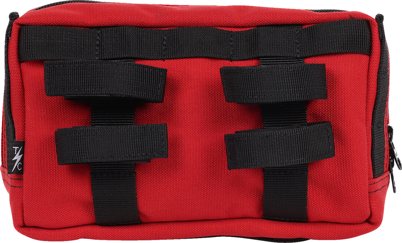 THRASHIN SUPPLY CO. Handlebar Bag Plus - Red THB-0017