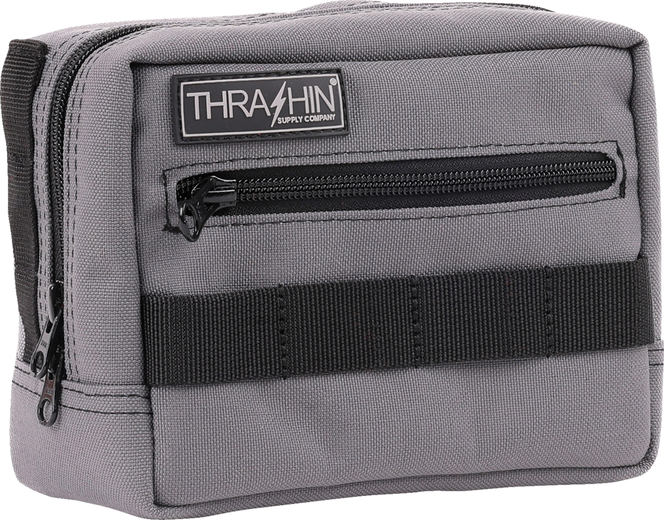 THRASHIN SUPPLY CO. Handlebar Bag - Gray THB-0016