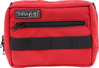 THRASHIN SUPPLY CO. Handlebar Bag - Red THB-0015