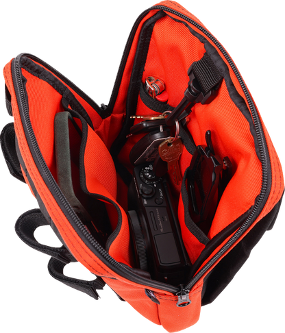 THRASHIN SUPPLY CO. Handlebar Bag Slim - Orange THB-0035