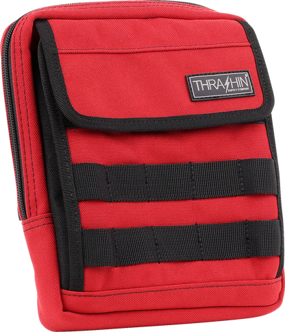 THRASHIN SUPPLY CO. Handlebar Bag Slim - Red THB-0034