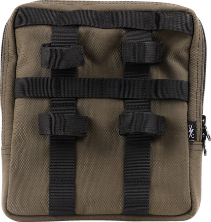 THRASHIN SUPPLY CO. Handlebar Bag Slim - Green THB-0031