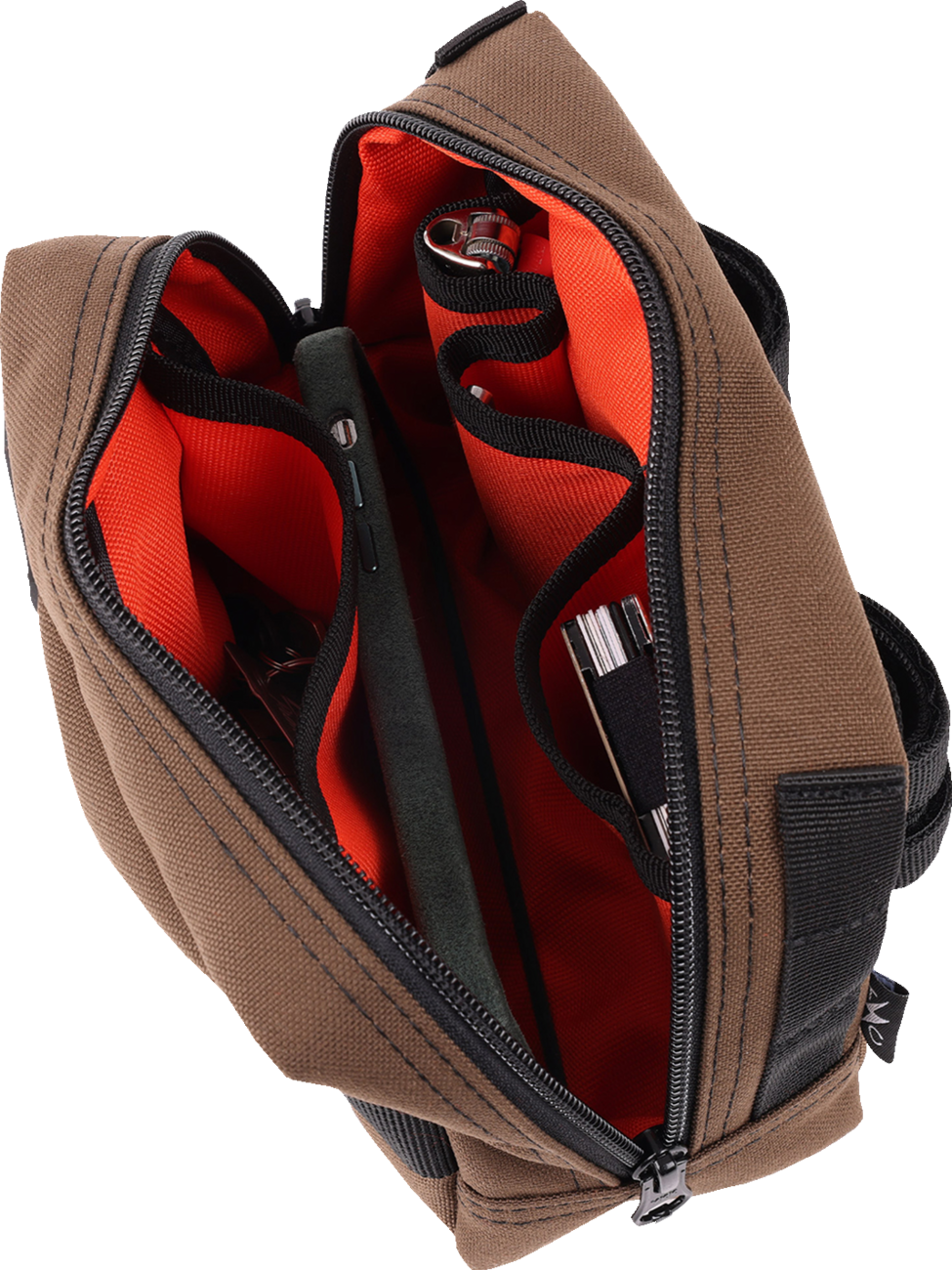 THRASHIN SUPPLY CO. Handlebar Bag - Brown THB-0006