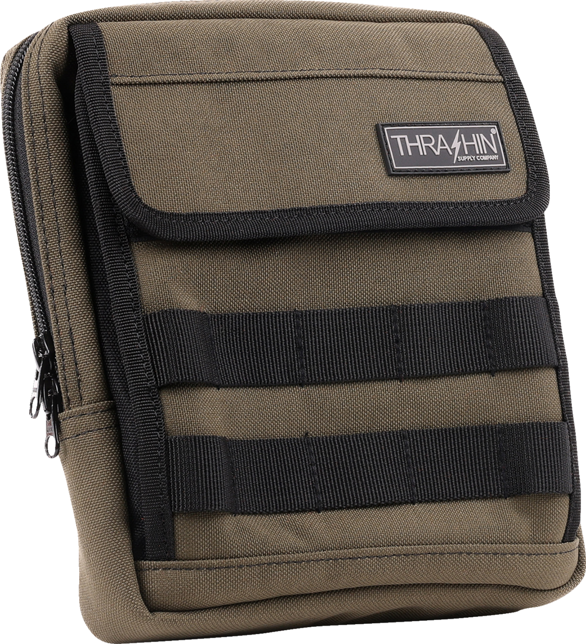 THRASHIN SUPPLY CO. Handlebar Bag Slim - Green THB-0031