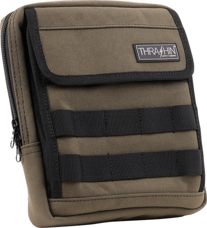 THRASHIN SUPPLY CO. Handlebar Bag Slim - Green THB-0031