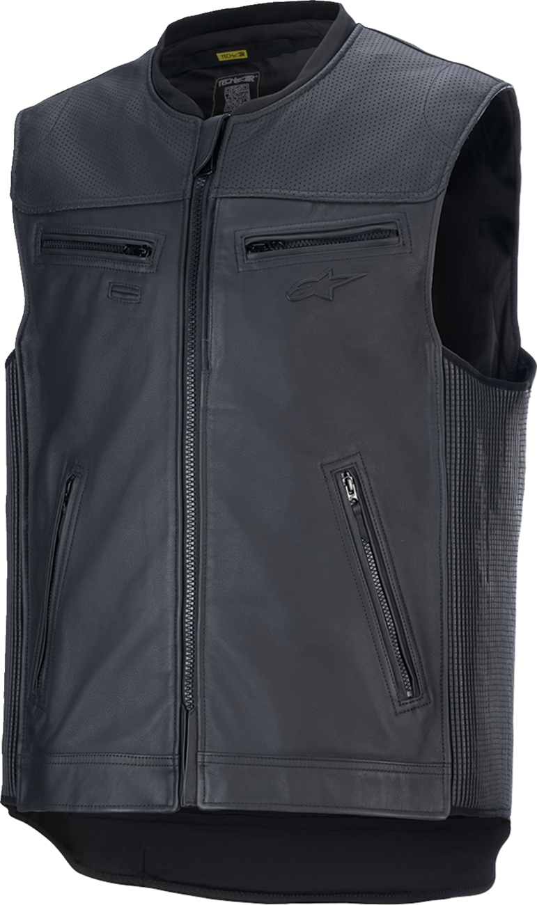 ALPINESTARS TECH-AIR Tech-Air® 3 v2 Leather Vest - Black - XL 6505225-10-XL