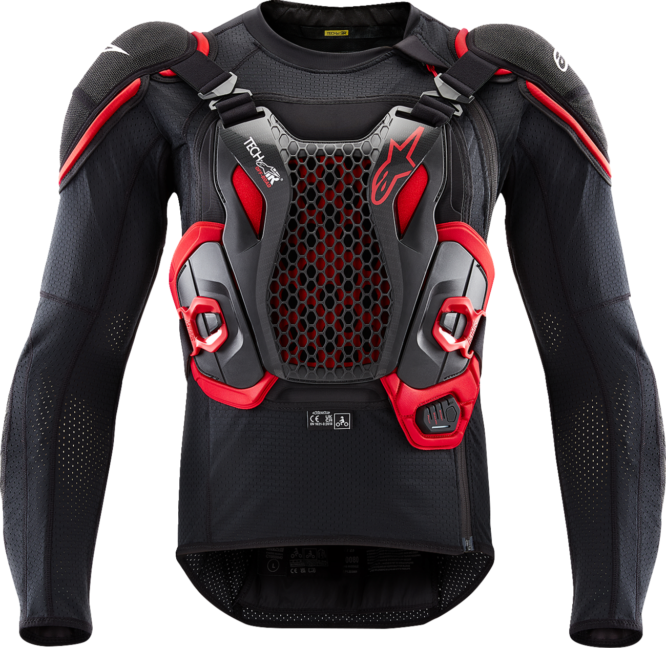 ALPINESTARS TECH-AIR Tech-Air® v2 Off-Road System - Black/Red - Large 6507123-13F-L