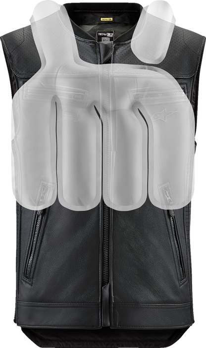 ALPINESTARS TECH-AIR Tech-Air® 3 v2 Canvas Vest - Black - Large 6505125-10-L
