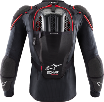 ALPINESTARS TECH-AIR Tech-Air® v2 Off-Road System - Black/Red - Large 6507123-13F-L