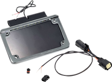 NAMZ Saddlebag Tag Holder w/ Illuminated License Plate Frame - '10 FLHX NIBTH-C02