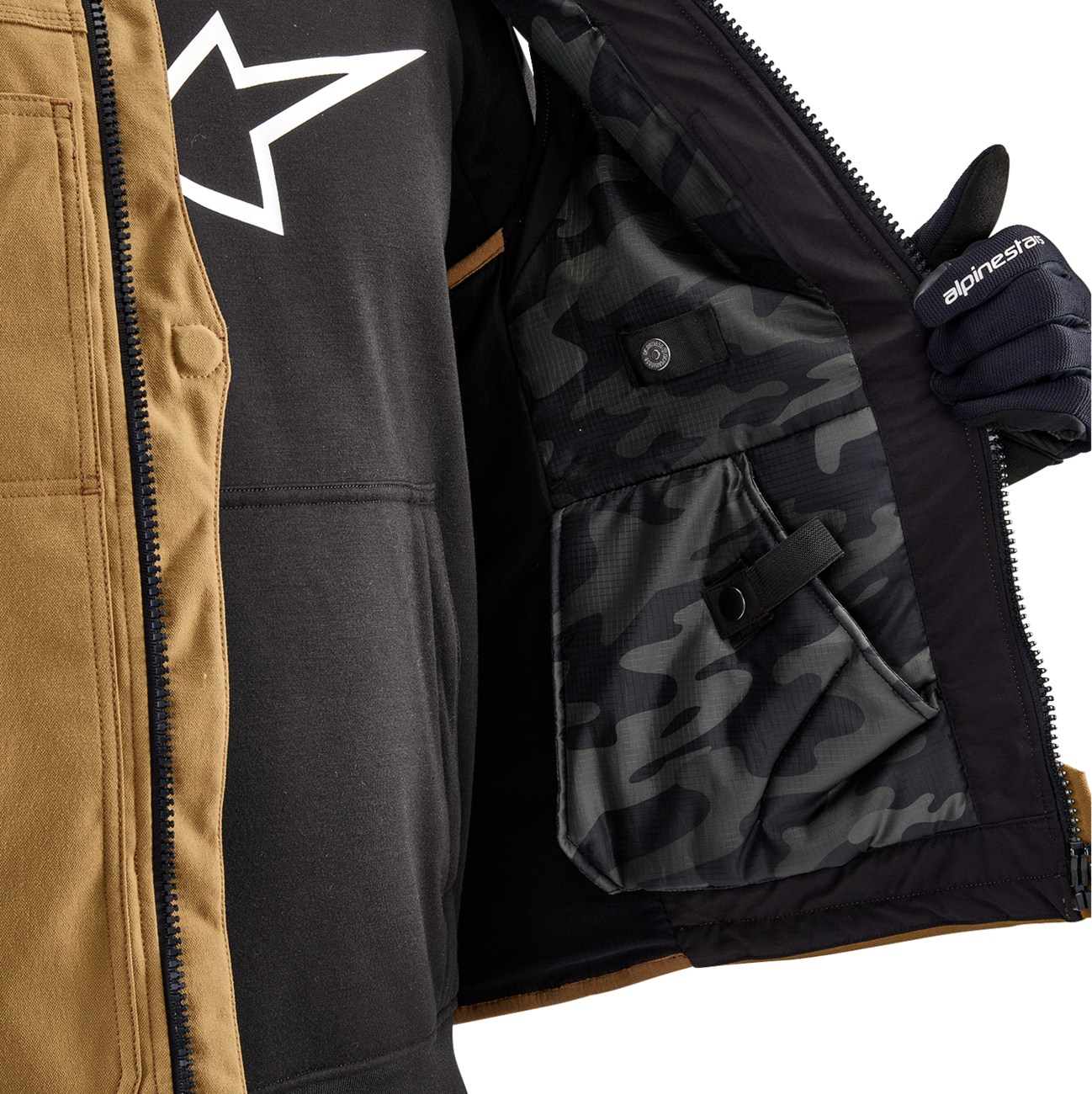 ALPINESTARS TECH-AIR Tech-Air® 3 v2 Canvas Vest - Tan - Small 6505125-86-S
