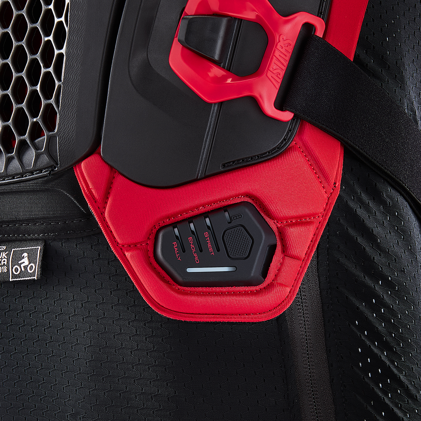 ALPINESTARS TECH-AIR Tech-Air® v2 Off-Road System - Black/Red - Large 6507123-13F-L