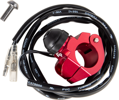 Kill Switch Single Bolt Clamp Red
