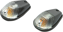 K&S TECHNOLOGIES Flush Mount Marker Lights - Carbon/Clear 25-8015