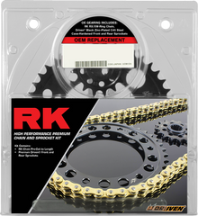 RK Chain and Sprocket Kit - OEM Replacement - Natural - Suzuki GSX-R600 '11-'24 3066-110EX