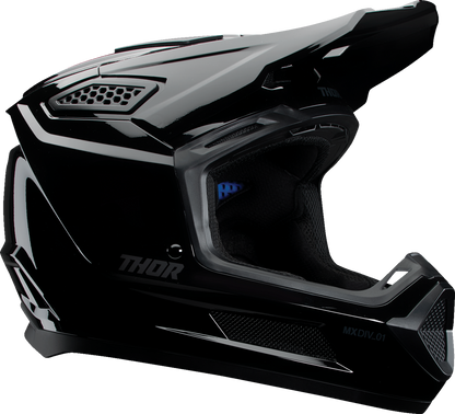 THOR Fleet Helmet - Blackout - Gloss Black - Large 0110-8967