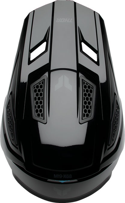 THOR Fleet Helmet - Blackout - Gloss Black - Large 0110-8967