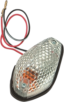 K&S TECHNOLOGIES Teardrop Marker Light - Clear 25-8061