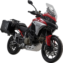 SW-MOTECH TRAX ADV Aluminum Case System - Black - Ducati Multistrada V4 '21-'24 KFT.22.822.70200/B