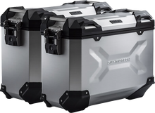 SW-MOTECH TRAX ADV Aluminum Case System - Silver - Ducati Multistrada V4 '21-'24 KFT.22.822.70200/S