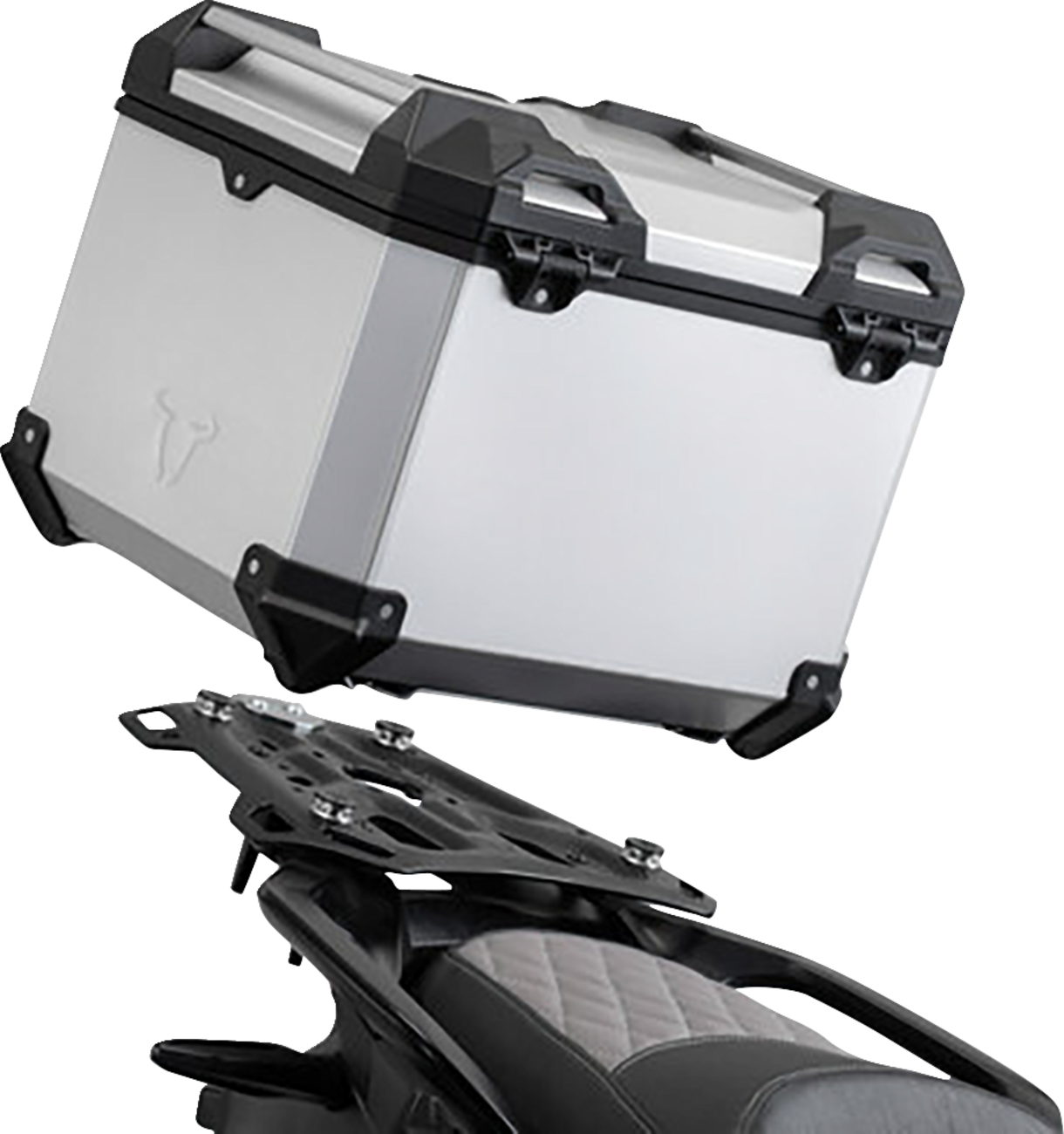 SW-MOTECH TRAX ADV Top Case System - Silver - BMW R1200GS/R1250GS '12-'23 GPT.07.782.70001/S
