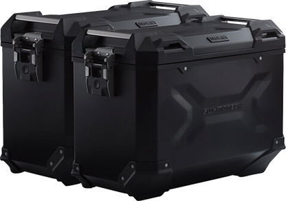 SW-MOTECH TRAX ADV Aluminum Case System - Black - Ducati Multistrada 950/1200/1260/V2 '15-'24 KFT.22.114.70102/B
