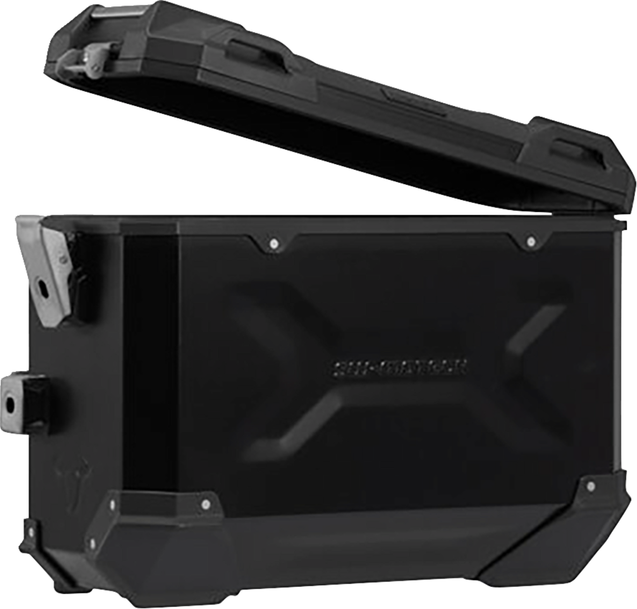 SW-MOTECH TRAX ADV Aluminum Case System - Black - Ducati Multistrada 950/1200/1260/V2 '15-'24 KFT.22.114.70102/B